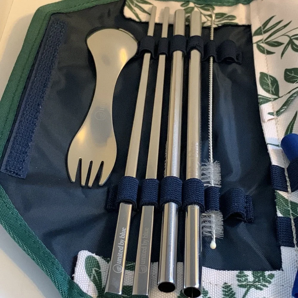 United by Blue Impact Collection The Utensil Kit in Bone White and Fern